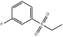 1-Ethanesulfonyl-3-fluorobenzene 化学構造式