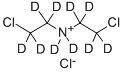 BIS(2-CHLOROETHYL)-D8-AMINE HCL Structure