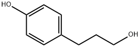 3-(4-ヒドロキシフェニル)-1-プロパノール 化学構造式