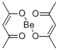 BERYLLIUM 2,4-PENTANEDIONATE Struktur