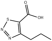 4-丙基-1,2,3-噻二唑-5-羧酸, 1021073-44-8, 结构式