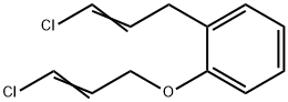 1-[(2E)-3-Chloro-2-propenyl]-2-([(2E)-3-chloro-2-propenyl]oxy)benzene Struktur