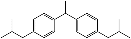 1,1-BIS-(4-ISOBUTYLPHENYL)ETHANE Structure
