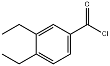 Benzoyl chloride, 3,4-diethyl- (9CI) Structure