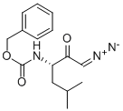 (S)-3-Z-AMINO-1-DIAZO-5-METHYL-2-HEXANONE Structure