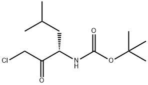 BOC-LEU-CHLOROMETHYLKETONE Structure