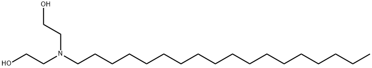 ステアリルジエタノールアミン 化学構造式