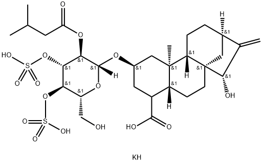 苍术苷 结构式