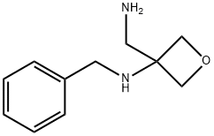 3-(氨基甲基)-N-苯甲基噁丁环烷-3-胺 结构式