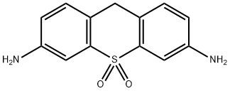 3,6-ジアミノ-9H-チオキサンテン10,10-ジオキシド 化学構造式