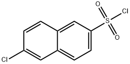 6-クロロ-2-ナフチルスルホニルクロリド 化学構造式