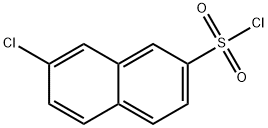 7-CHLORO-NAPHTHALENE-2-SULFONYL CHLORIDE 结构式
