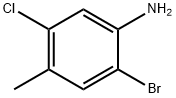 2-BROMO-5-CHLORO-4-METHYL-ANILINE 化学構造式