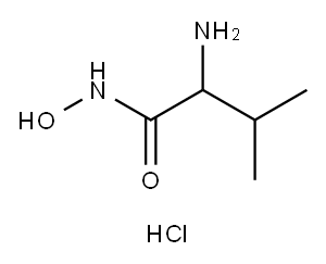 2-氨基-N-羟基-3-甲基丁酰胺盐酸盐, 102185-21-7, 结构式