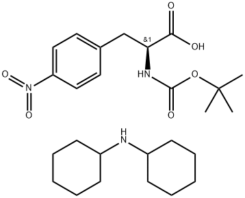 BOC-对硝基-L-苯丙氨酸, 102185-42-2, 结构式