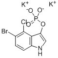 5-ブロモ-4-クロロ-3-インドリルリン酸 二カリウム塩 化学構造式