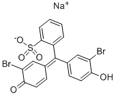 ブロモフェノールレッドナトリウム 化学構造式