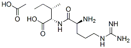 L-arginyl-isoleucine acetate Struktur