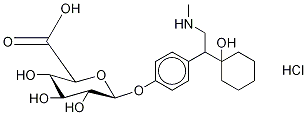4-[1-(1-羟基环己基)-2-(甲基氨基)乙基]苯基 BETA-D-吡喃葡糖苷酸 结构式