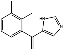 5-[1-(2,3-ジメチルフェニル)エテニル]-1H-イミダゾール 化学構造式