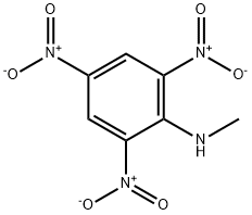 N-(2,4,6-トリニトロフェニル)メタンアミン 化学構造式