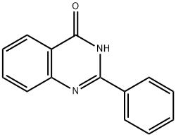 2-苯基-4-[3H]喹唑啉酮,1022-45-3,结构式