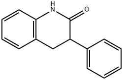 3-フェニル-3,4-ジヒドロキノリン-2(1H)-オン 化学構造式