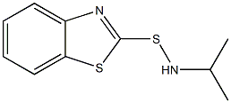 N-(1,3-苯并噻唑-2-基硫基)丙-2-胺 结构式