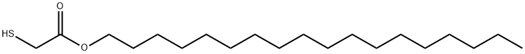 巯基乙酸十八烷基酯, 10220-46-9, 结构式