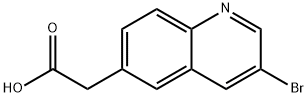 2-(3-ブロモキノリン-6-イル)酢酸 price.