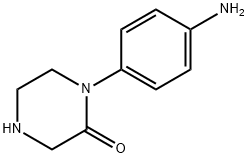 1-(4-氨基苯基)哌嗪-3-酮 结构式