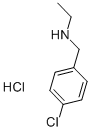 N-(4-クロロベンジル)-1-エタンアミン塩酸塩 化学構造式