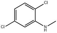 2,5-ジクロロ-N-メチルアニリン 化学構造式