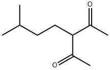3-イソペンチル-2,4-ペンタンジオン 化学構造式