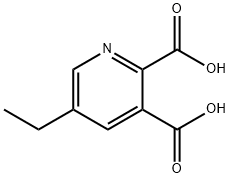 5-乙基吡啶-2,3-二羧酸 结构式