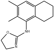 1-NAPHTHYLAMINE, 5,6,7,8-TETRAHYDRO-2,3-DIMETHYL-N-(2-OXAZOLINYL)- Structure