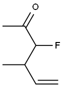 5-Hexen-2-one, 3-fluoro-4-methyl- (9CI) Structure