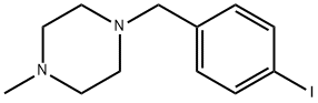 1-(4-IODOBENZYL)-4-METHYLPIPERAZINE 化学構造式