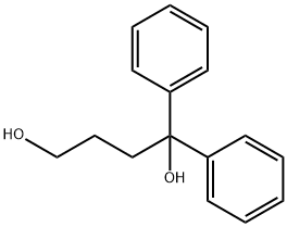 1,1-ジフェニル-1,4-ブタンジオール 化学構造式