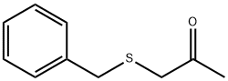 1-(フェニルメチルチオ)-2-プロパノン 化学構造式