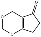 6,7-二氢环戊并[D][1,3]二噁英-5(4H)-酮, 102306-78-5, 结构式