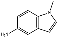 1-メチル-1H-インドール-5-アミン 化学構造式