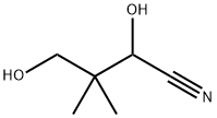 2,4-Dihydroxy-3,3-dimethylbutyronitrile Struktur