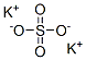 硫酸钾盐,10233-01-9,结构式