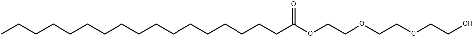 三乙撑乙二醇单硬脂酸酯, 10233-24-6, 结构式