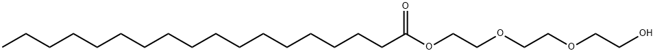 TRIETHYLENE GLYCOL MONOSTEARATE Struktur