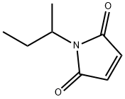 N-(1-メチルプロピル)マレイミド 化学構造式
