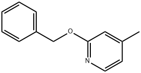 2-phenylmethyloxy-4-methylpyridine Structure