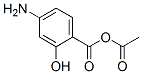 acetyl 4-aminosalicylic acid Structure