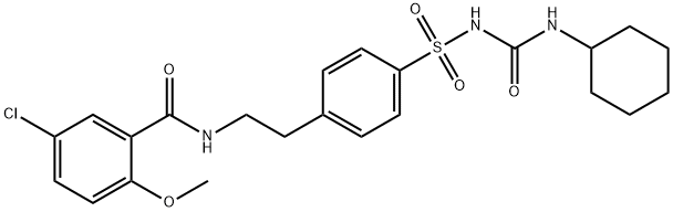 格列本脲,10238-21-8,结构式